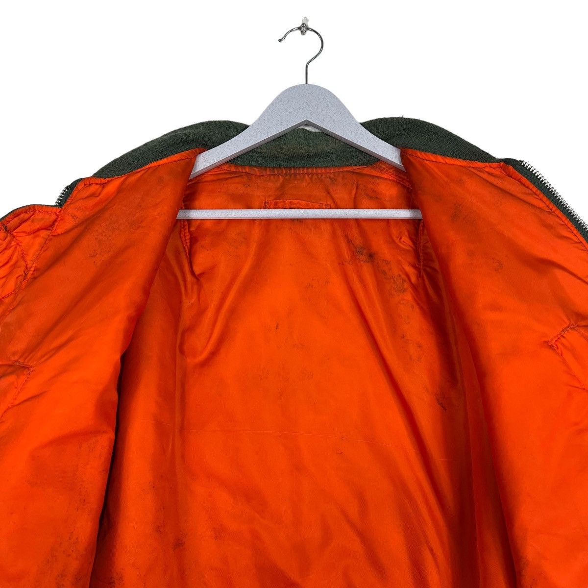 Alpha Industries 🔥 RIOT RIOT VINTAGE MA1 ALPHA REVERSIBLE BOMBER JACKET Size US L / EU 52-54 / 3 - 12 Thumbnail