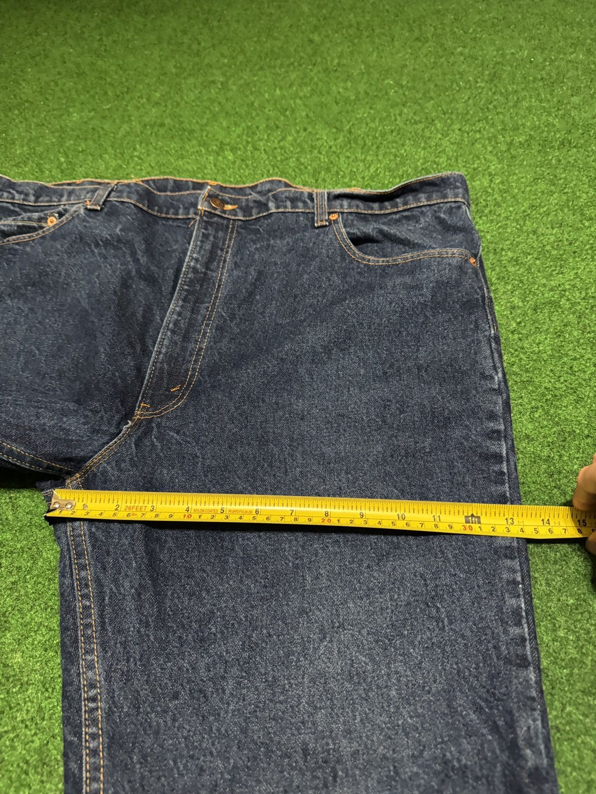 Levi's Vintage Clothing Levis 517 Bootcut Vintage 90s 46x28 Denim Jeans Cotton Size US 44 / EU 60 - 8 Thumbnail