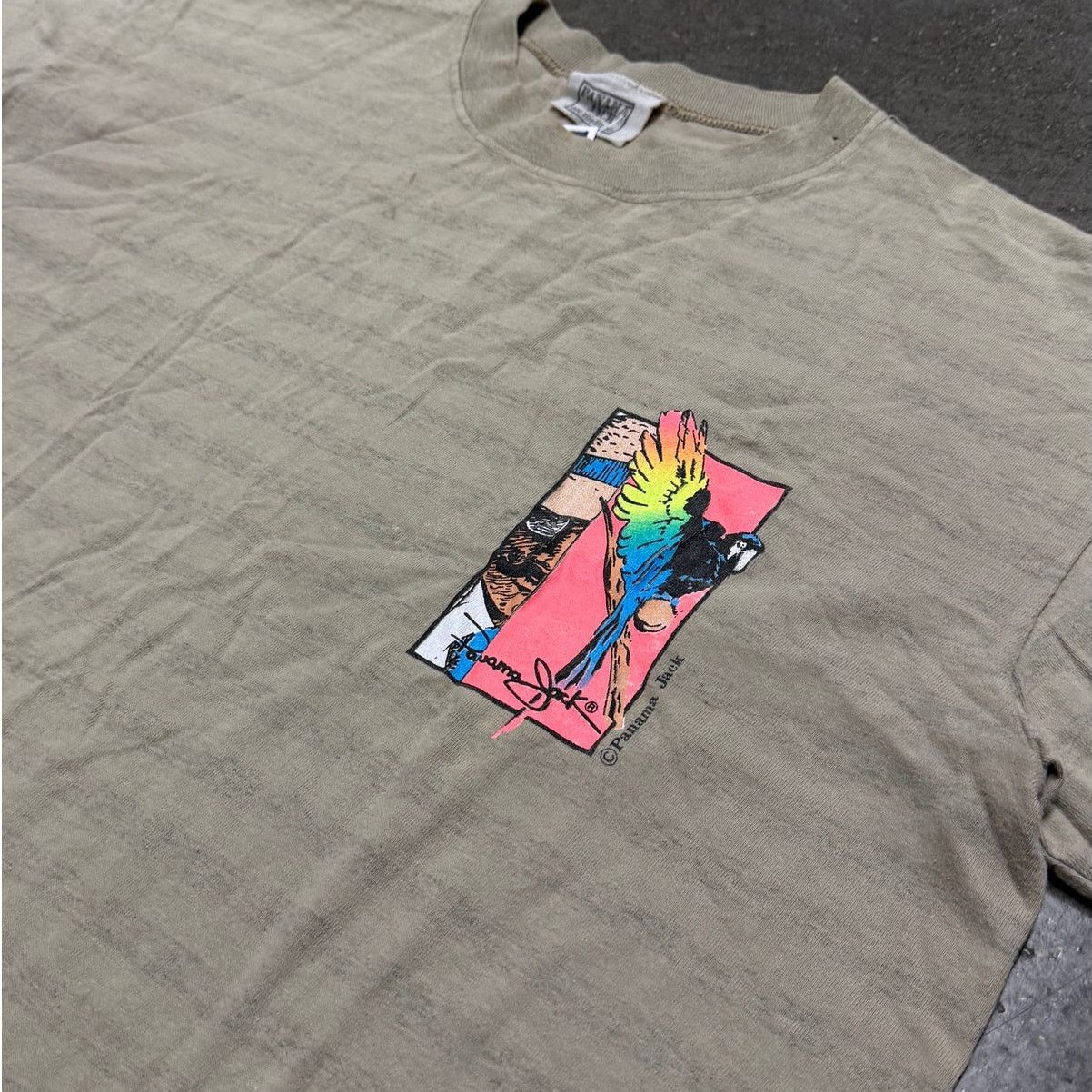 Panama Jack Vintage 1990's Panama Jack Surf Skate Single Stitch T-Shirt Size US L / EU 52-54 / 3 - 2 Thumbnail