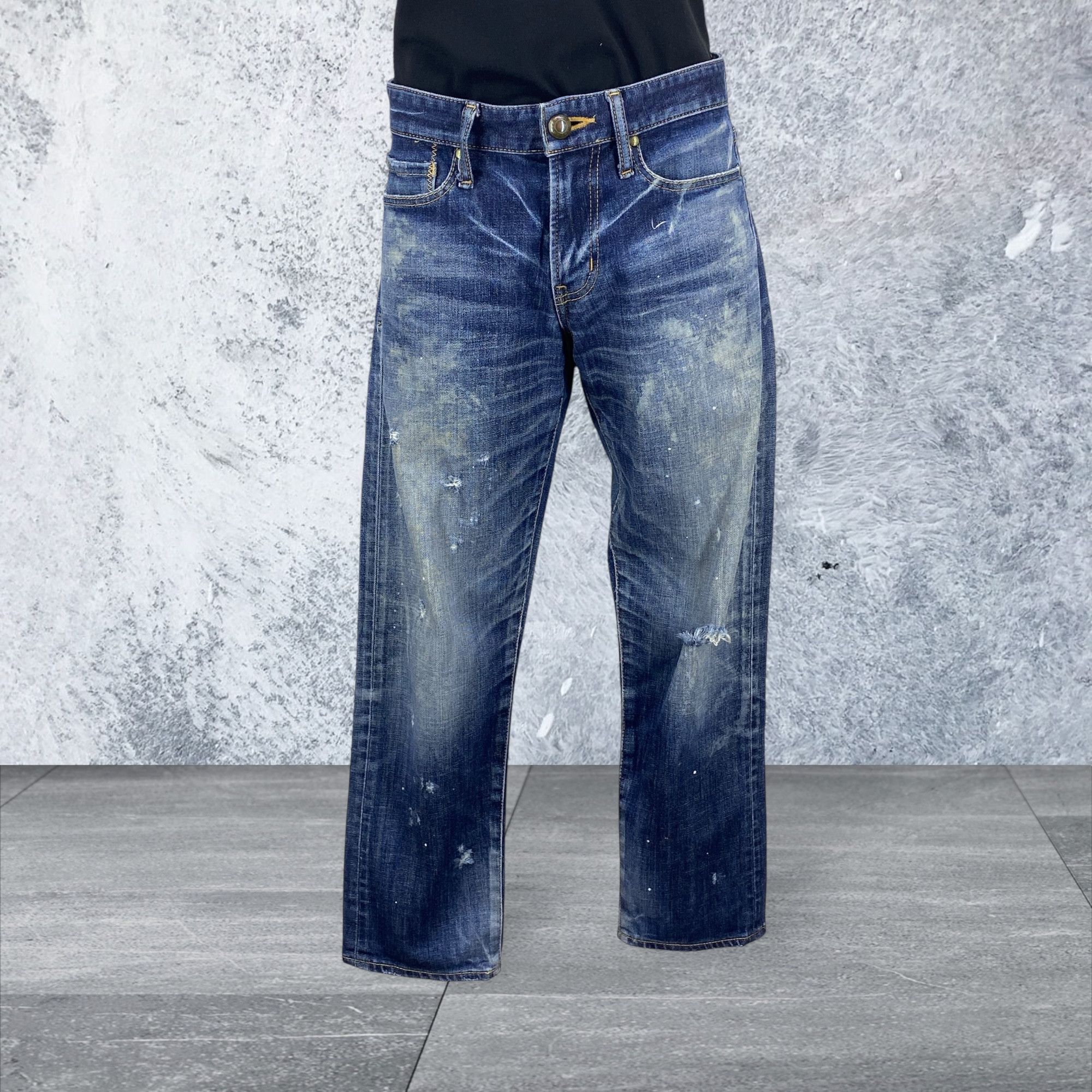 Vanquish Vanquish Denim Jeans Japanese Distressed Jeans Pants Size US 28 / EU 44 - 2 Thumbnail