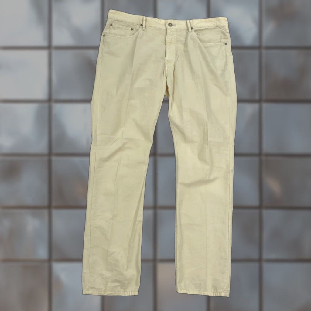 Polo Ralph Lauren Polo Ralph Lauren Jeans Slim 40x32 Varick Beige Distressed 5-Pocket Denim Men’s 40 Regular Medium Wash Varsity Vintage No Size US L / EU 52-54 / 3 - 1 Thumbnail