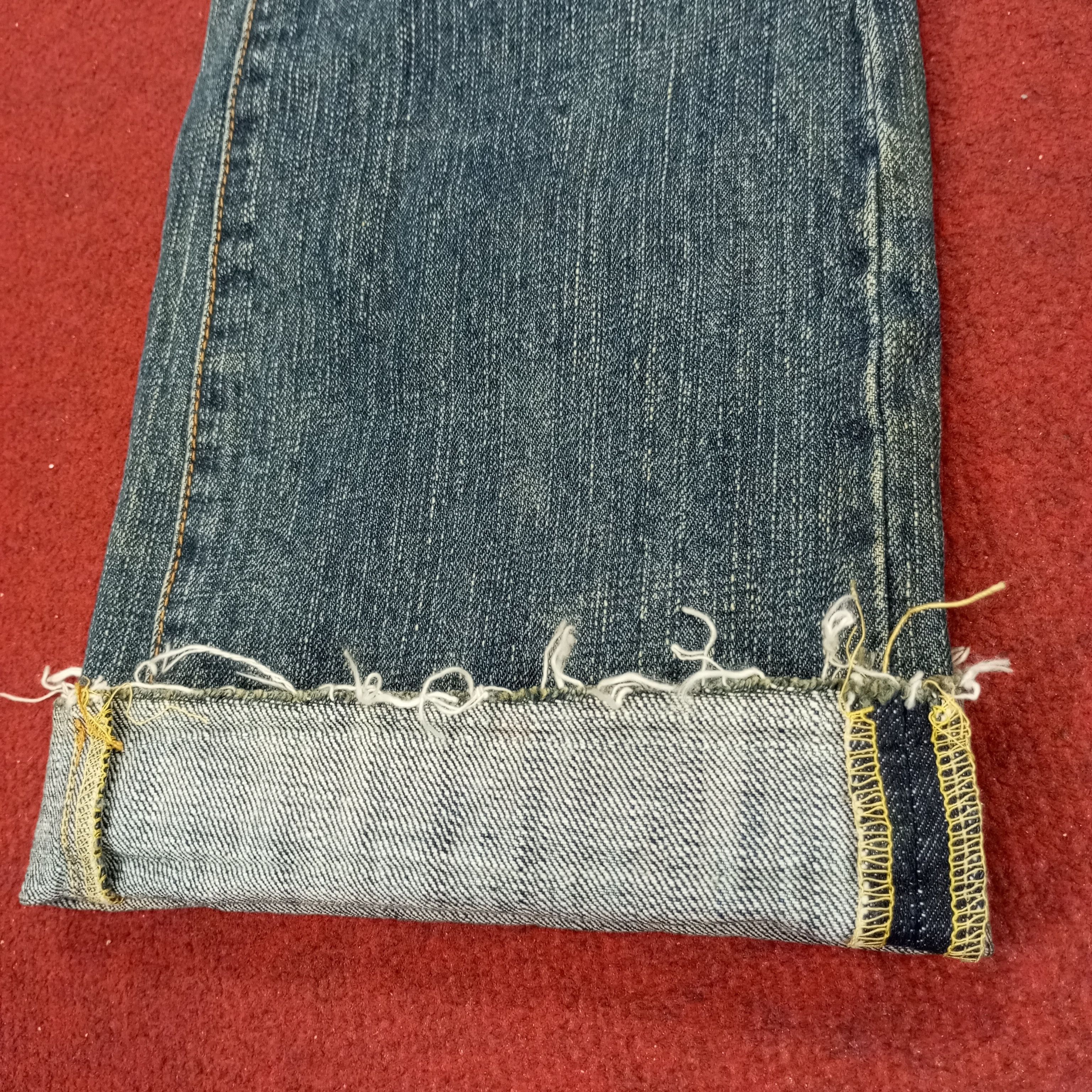 Japanese Brand Unalloyed Fashion Bush Jeans Style Streetwear Rock Punk Size 32" / US 10 / IT 46 - 16 Thumbnail