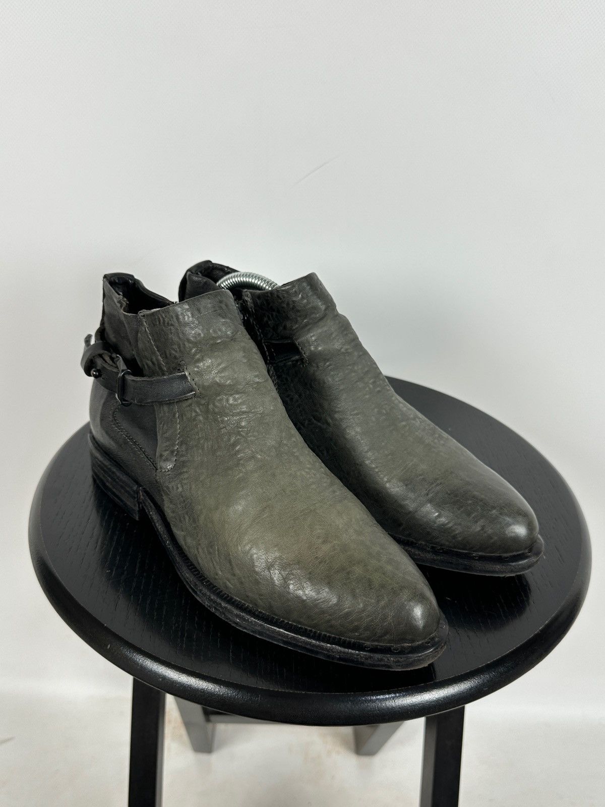 A.S.98 A.S.98. Airstep Leather Biker Ankle Boots Size US 8 / IT 38 - 7 Thumbnail
