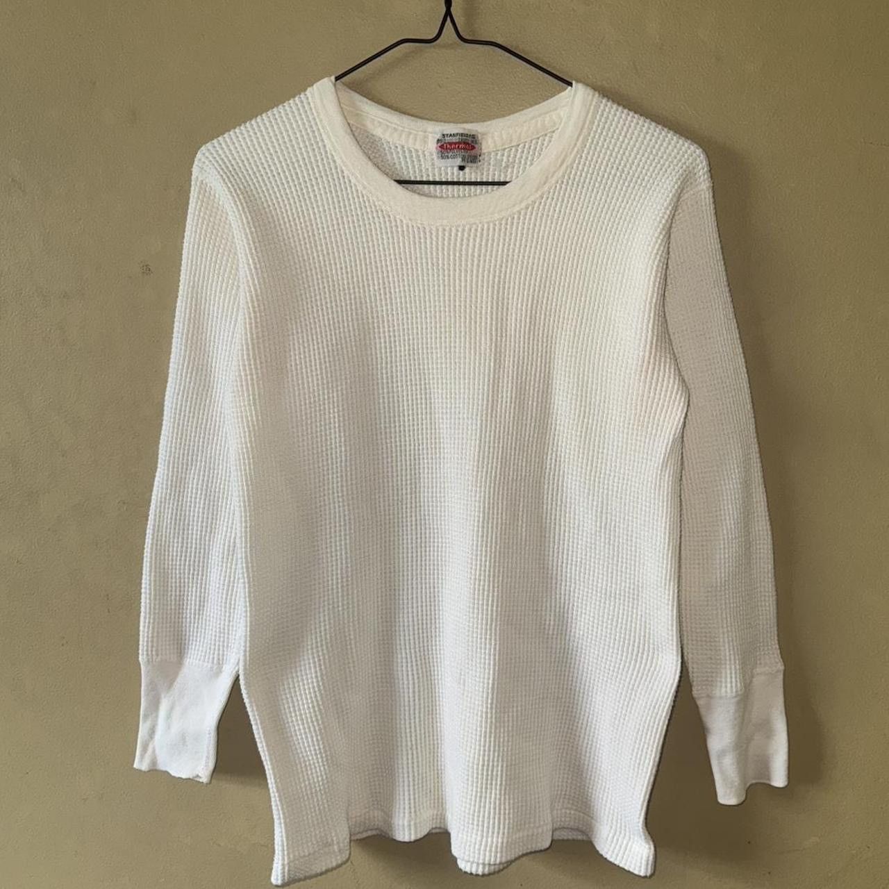 Vintage 1960s Early 70s Stanfield’s Thermal Waffle Knit Longsleeve Size US M / EU 48-50 / 2 - 2 Thumbnail
