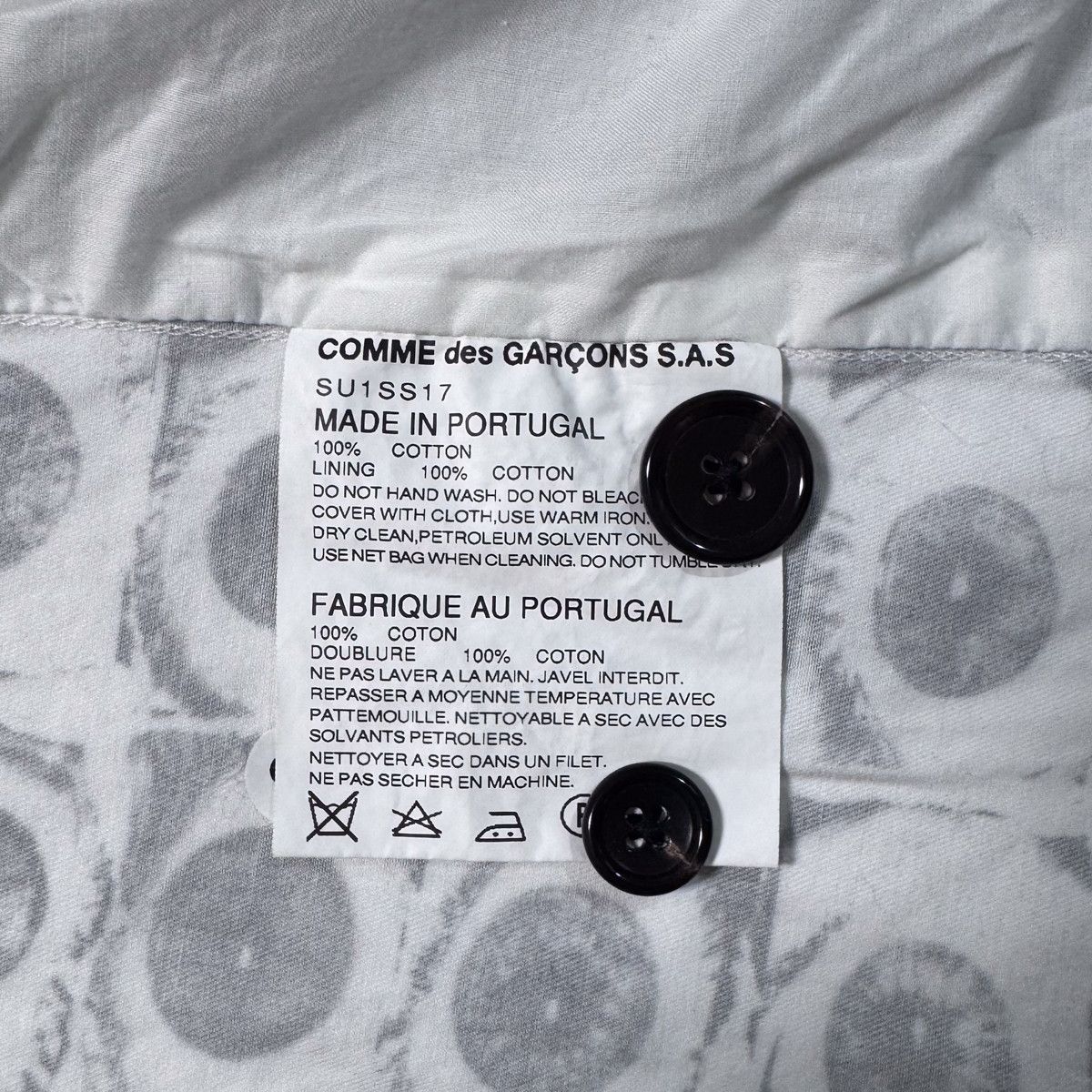 Comme des Garcons SHIRT × Supreme × Timberland SUPREME X COMME DES GARCONS GABARDINE 3-BUTTON SUIT 17SS Size US S / EU 44-46 / 1 - 7 Thumbnail