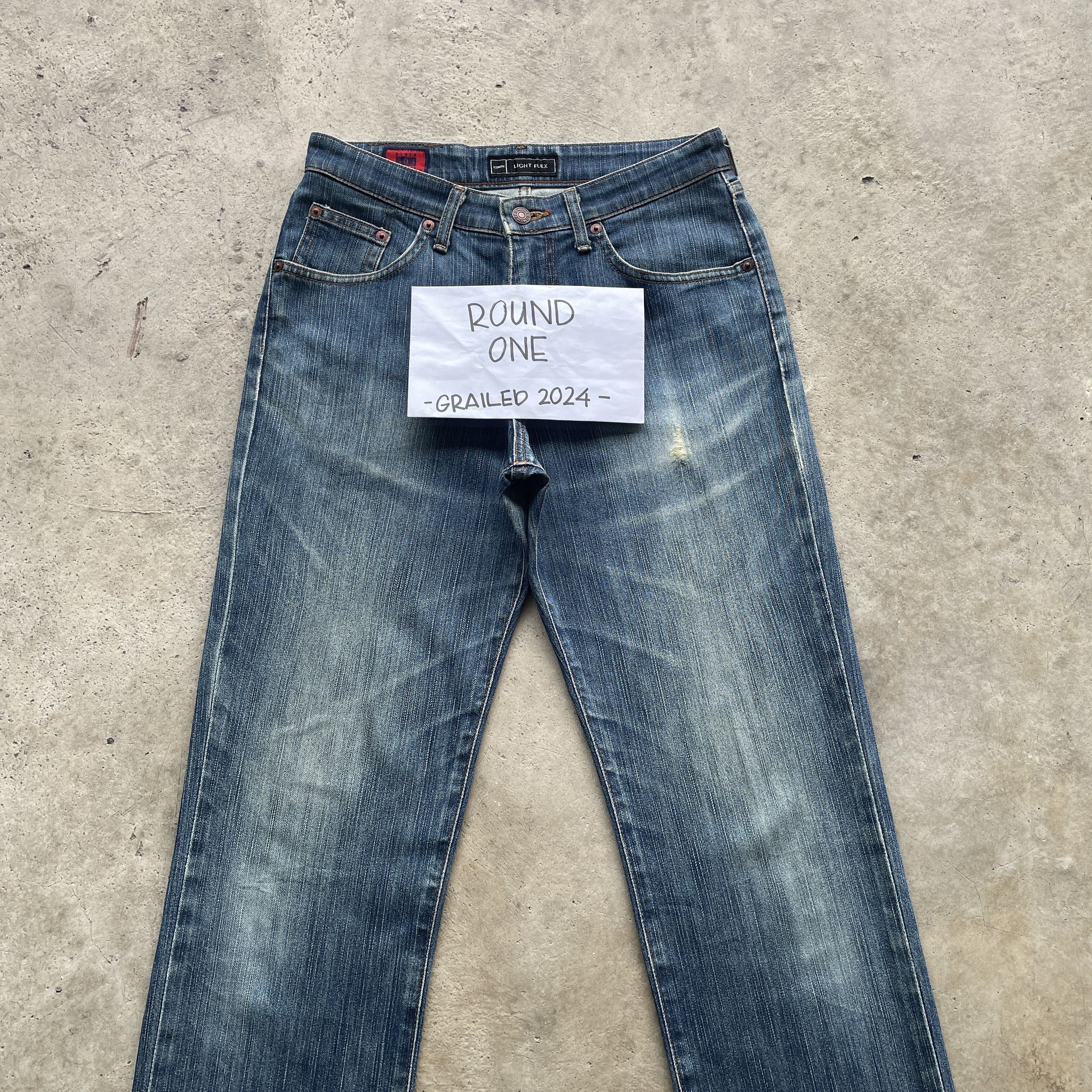 Edwin × Japanese Brand VINTAGE EDWIN 503 JEANS FADED LIGHT FLEX PANTS W29 Size US 29 - 3 Thumbnail