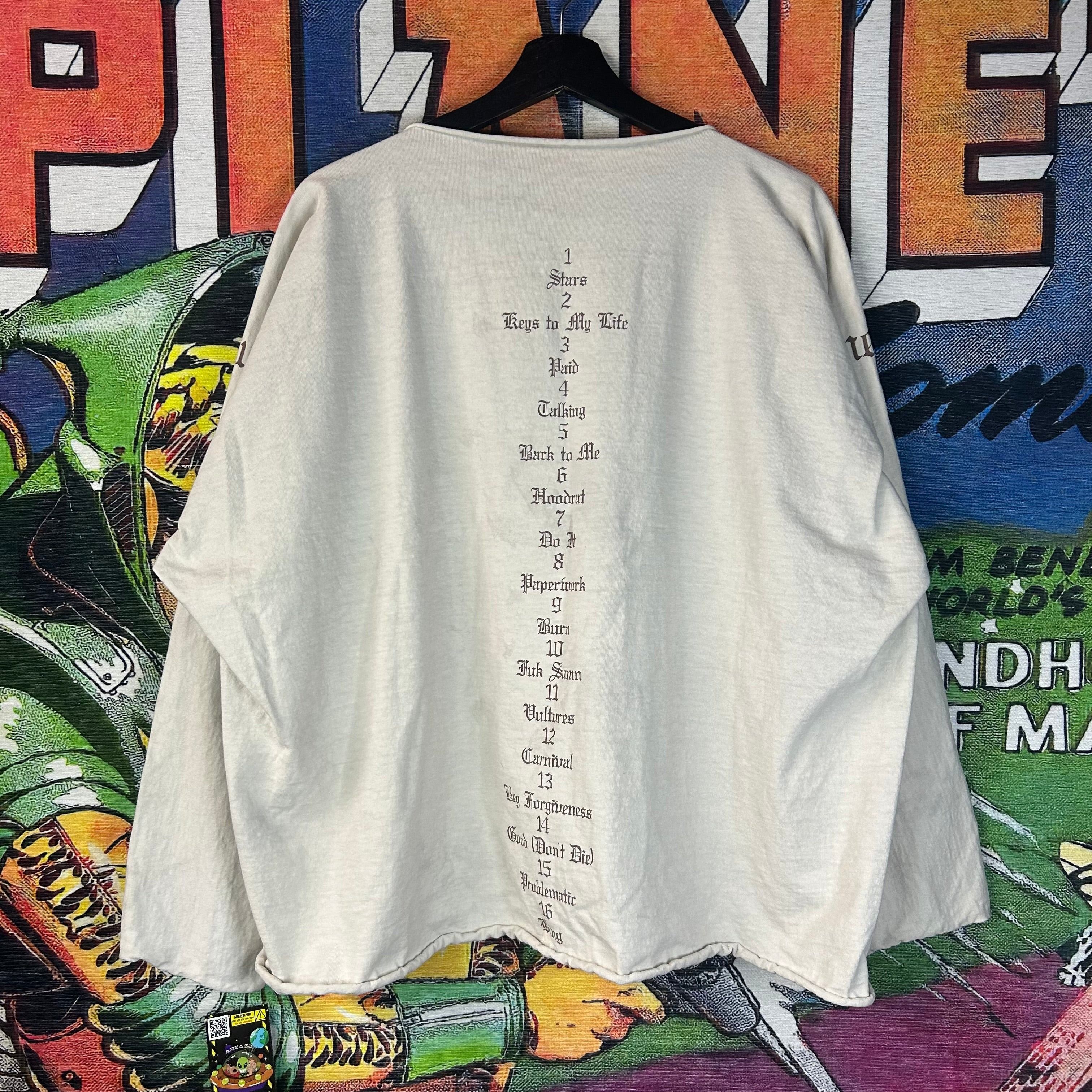 Yeezy Yzy Vultures Long Sleeve Tee Size 2 / XL Size US XL / EU 56 / 4 - 2 Thumbnail