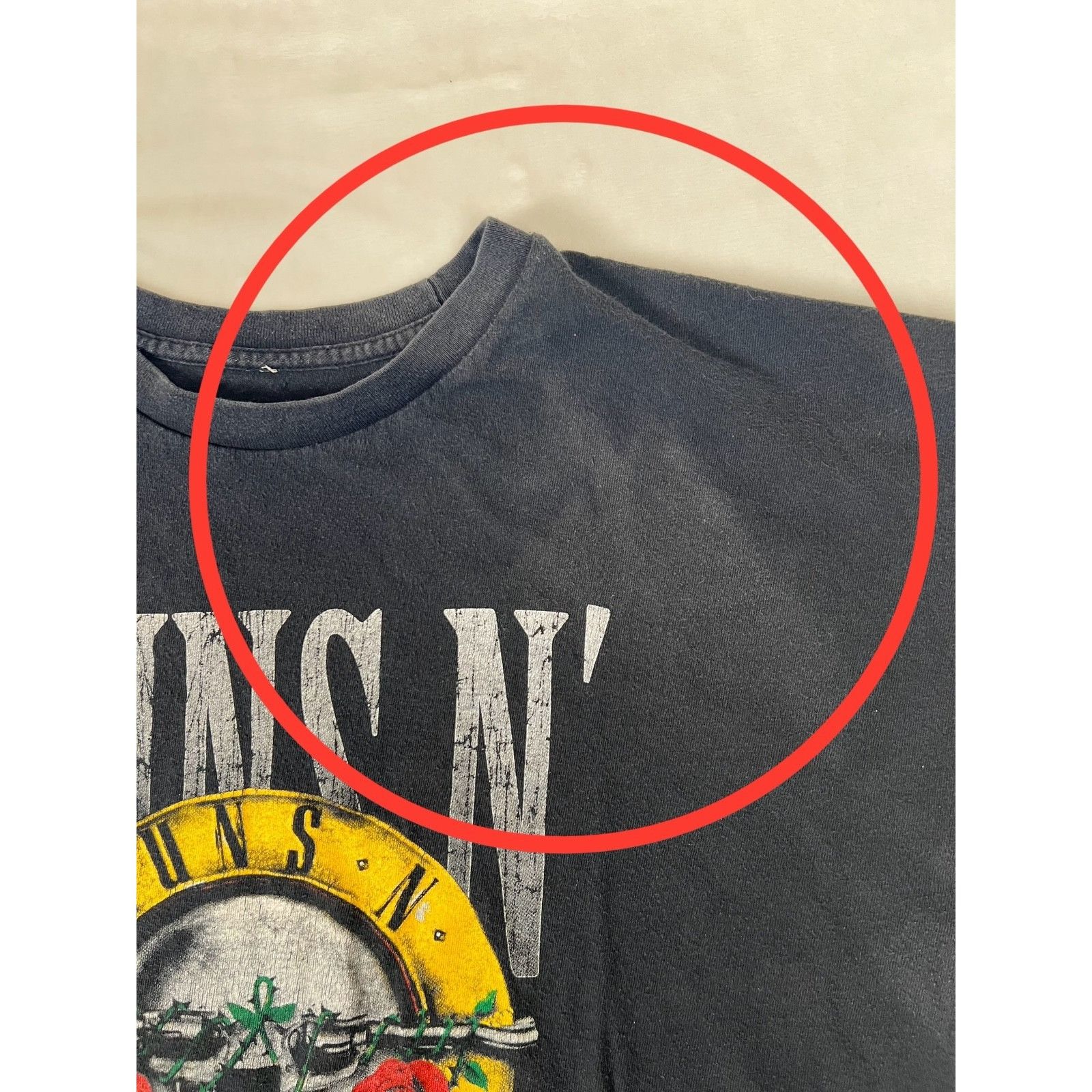 Guns N' Roses Vintage Guns N' Roses T-Shirt Size XL Black Faded Y2K 90s Size US XL / EU 56 / 4 - 4 Thumbnail