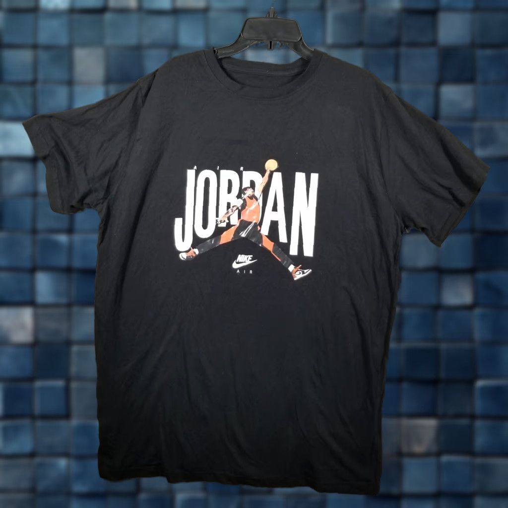 Jordan Brand Nike Air Jordan T-Shirt Men XXL Black 90s Retro Sports Jumpman Logo Size US XXL / EU 58 / 5 - 1 Thumbnail