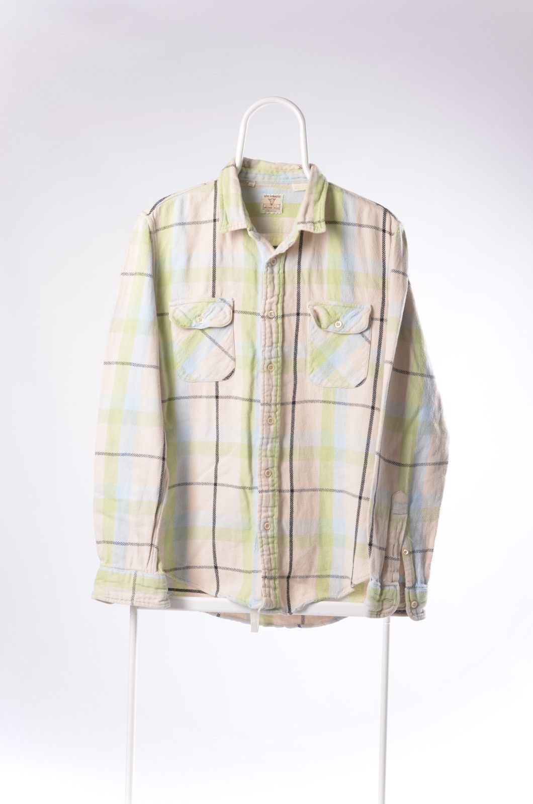 Levi's Levis LVC Plaid Western Wear Sanforized Shirt Size M Size US M / EU 48-50 / 2 - 1 Thumbnail