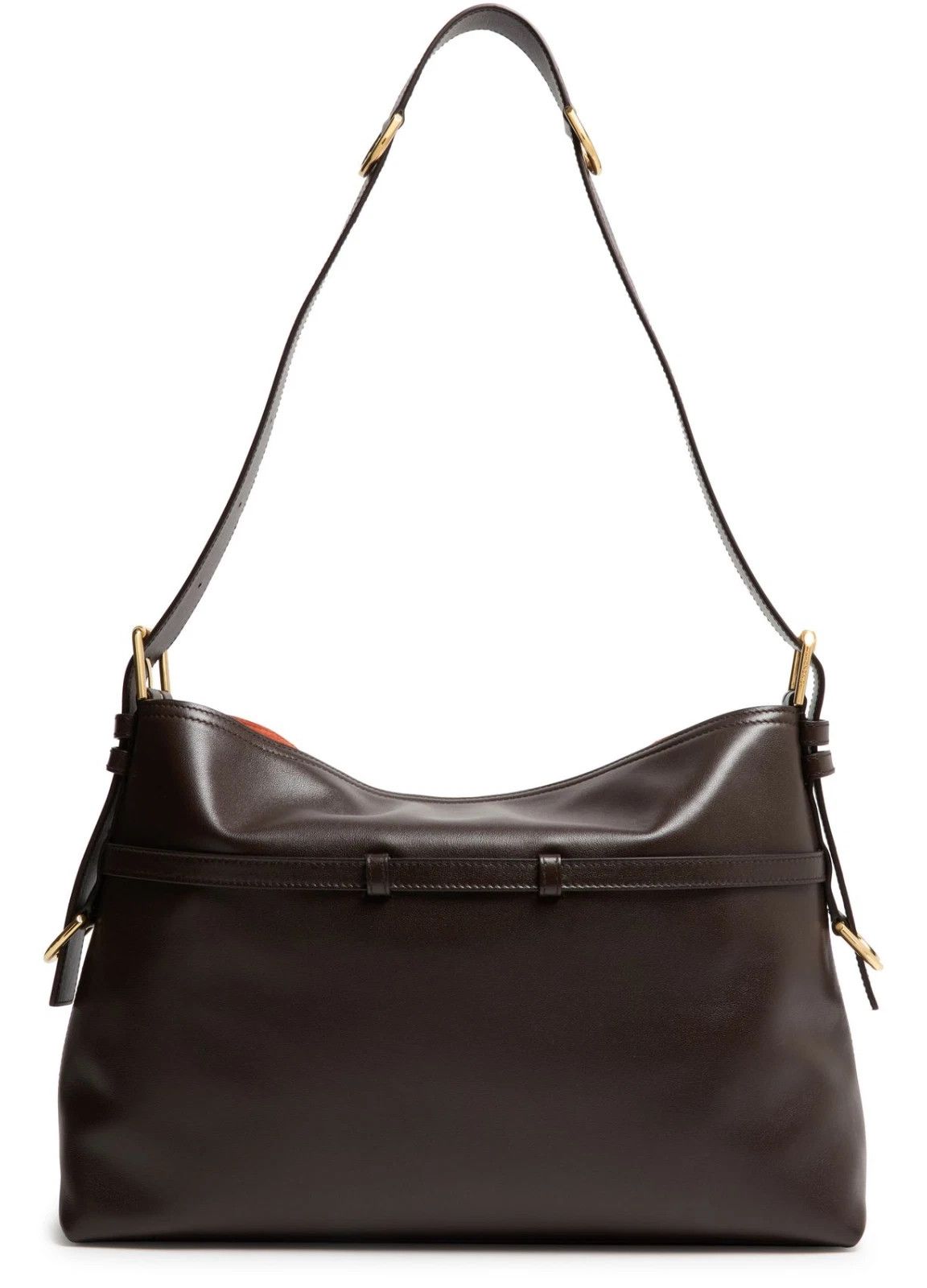 Givenchy GIVENCHY Voyou Med Choc Leather Shoulder New Auth Size ONE SIZE - 3 Thumbnail