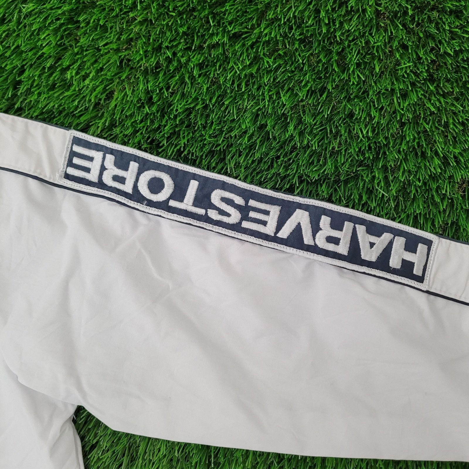 Swingster VTG 80s Swingster Harvestore Jacket Medium 23x25 Baggy White Size US M / EU 48-50 / 2 - 12 Thumbnail