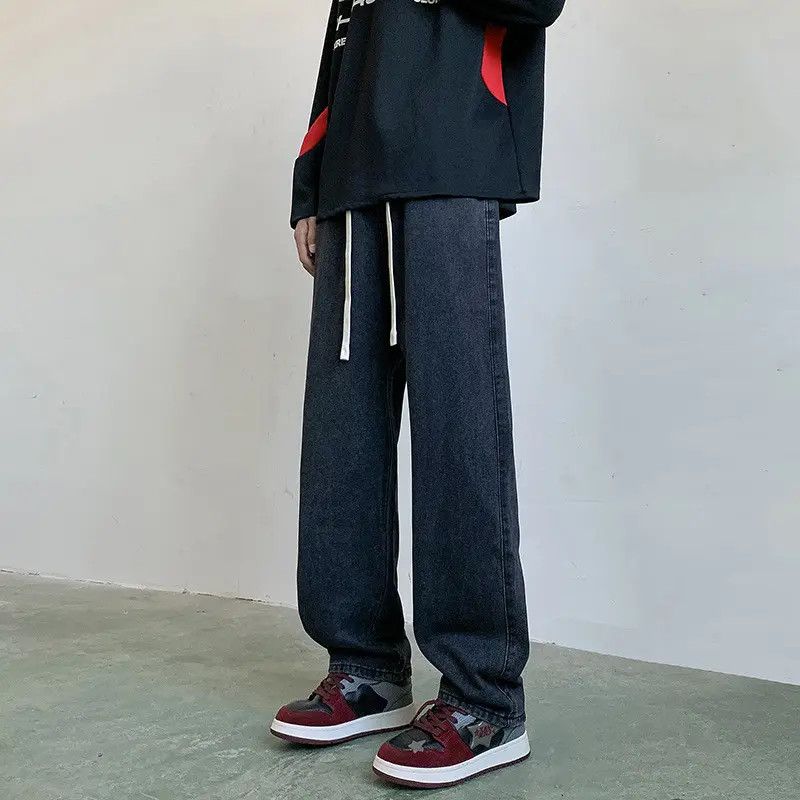 Japanese Brand × Jean Retro loose straight leg wide leg jeans Size US 30 / EU 46 - 3 Thumbnail