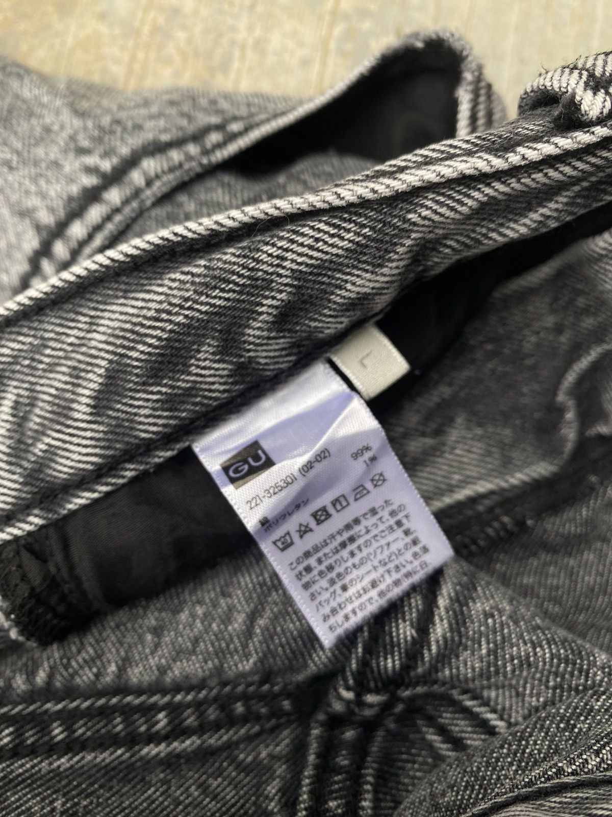 GU × Japanese Brand Japanese Brand GU Acid Wash Black Distressed Denim Size 27" / US 4 / IT 40 - 11 Thumbnail