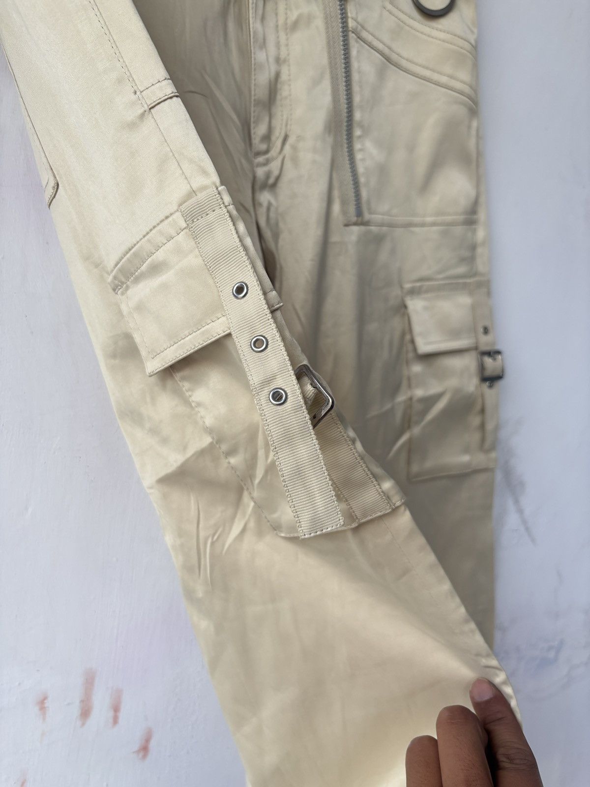 Archival Courrèges Paris Technical Beige Trousers