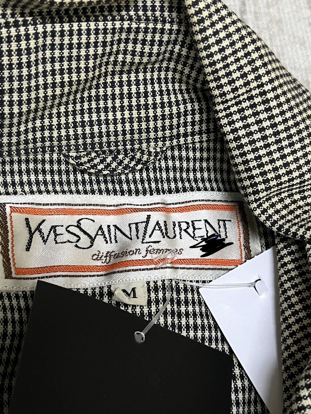 Vintage × Yves Saint Laurent Vintage 80s ysl trench coat Size ONE SIZE - 8 Thumbnail