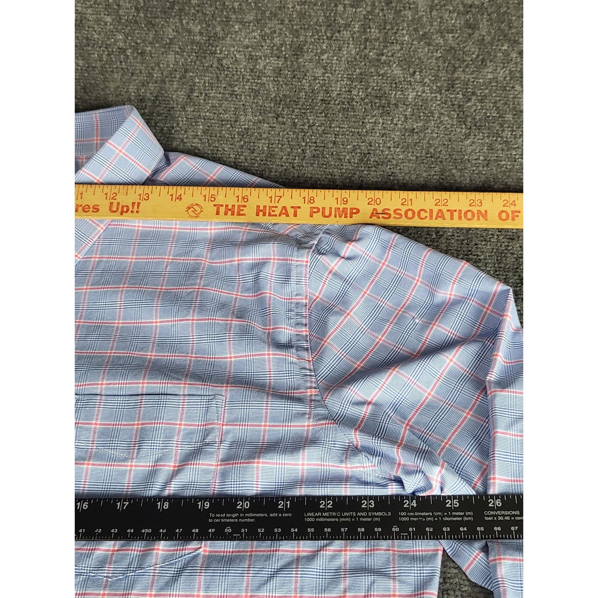 UNTUCKit Untuckit Aubon Button Up Shirt Men Sz XL Striped Flannel Cot Size XL / US 12-14 / IT 48-50 - 5 Thumbnail