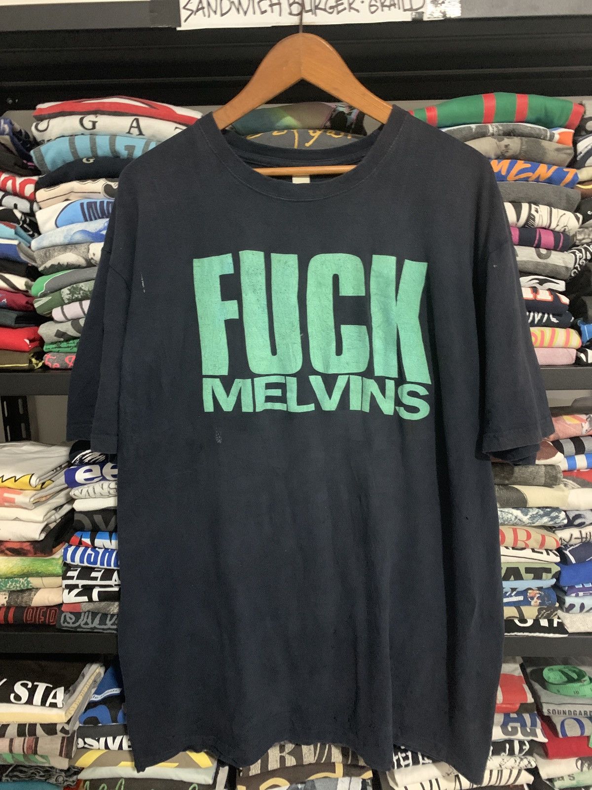 90s FUCK melvins soundgarden Ｔシャツ　usa製 Band Tees × Vintage Fuck Melvins Louder Than Soundgarden | Grailed