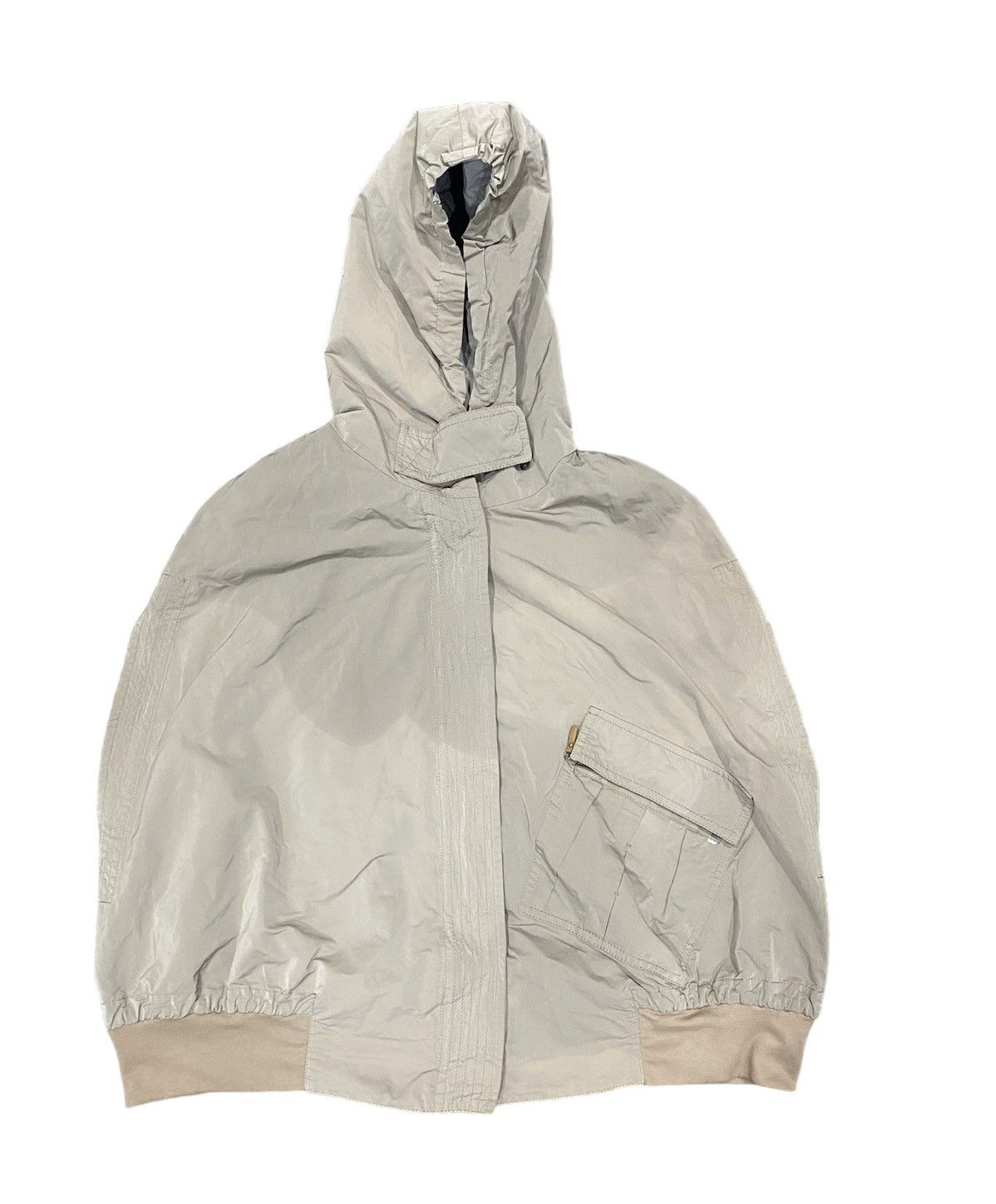 Brunello Cucinelli BRUNELLO CUCINELLI SLEEVE LESS WITH HOODIES PONCHO STYLE Size US M / EU 48-50 / 2 - 1 Thumbnail