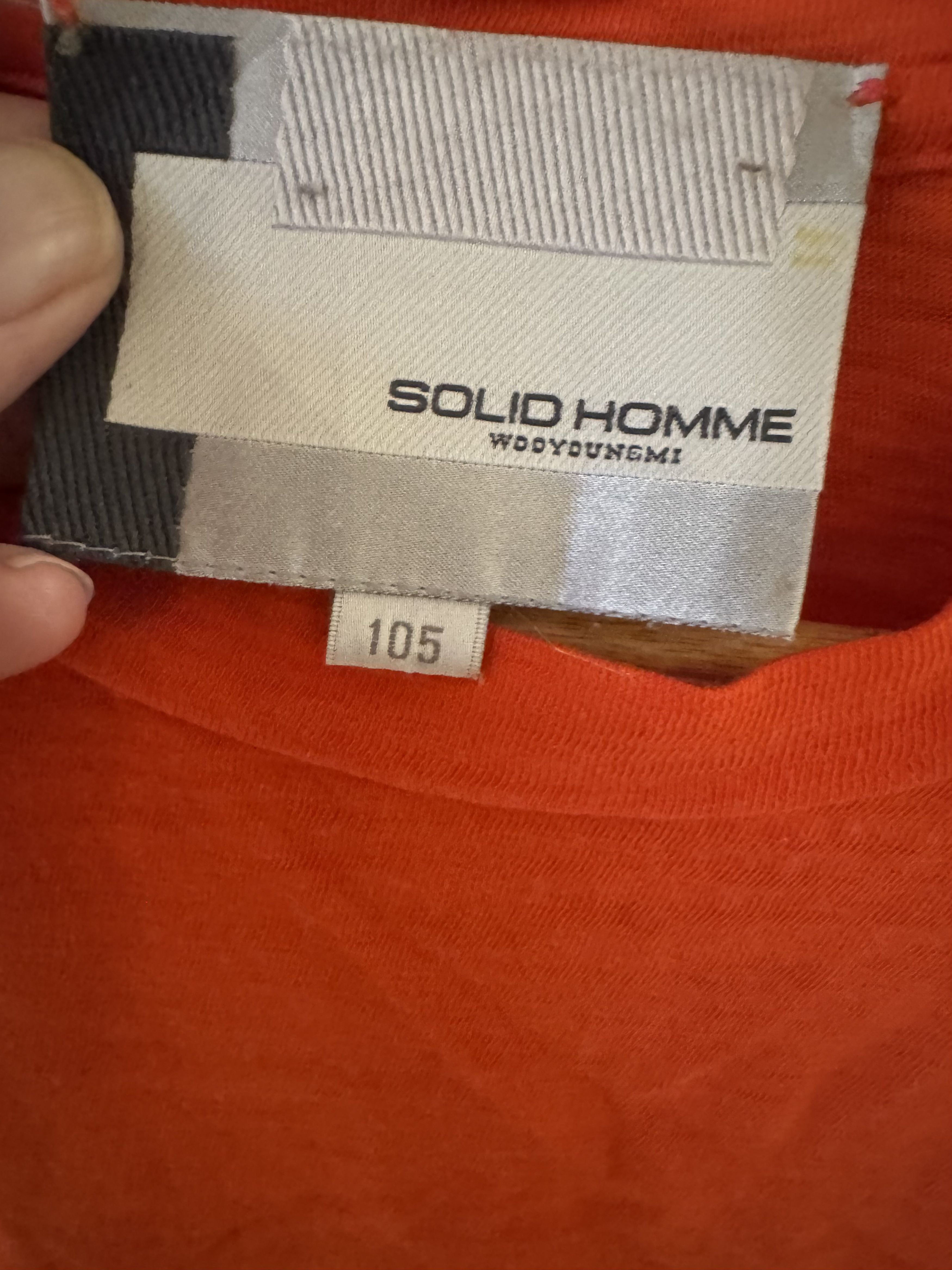 Solid Homme Solid Homme Orange T-Shirt. US M Size US M / EU 48-50 / 2 - 3 Thumbnail