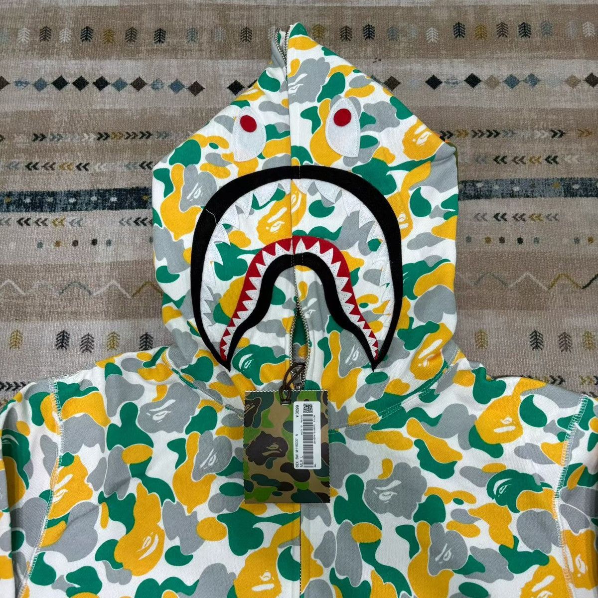 Bape BAPE CAMO FULL ZIP HOODIE Size US L / EU 52-54 / 3 - 2 Thumbnail