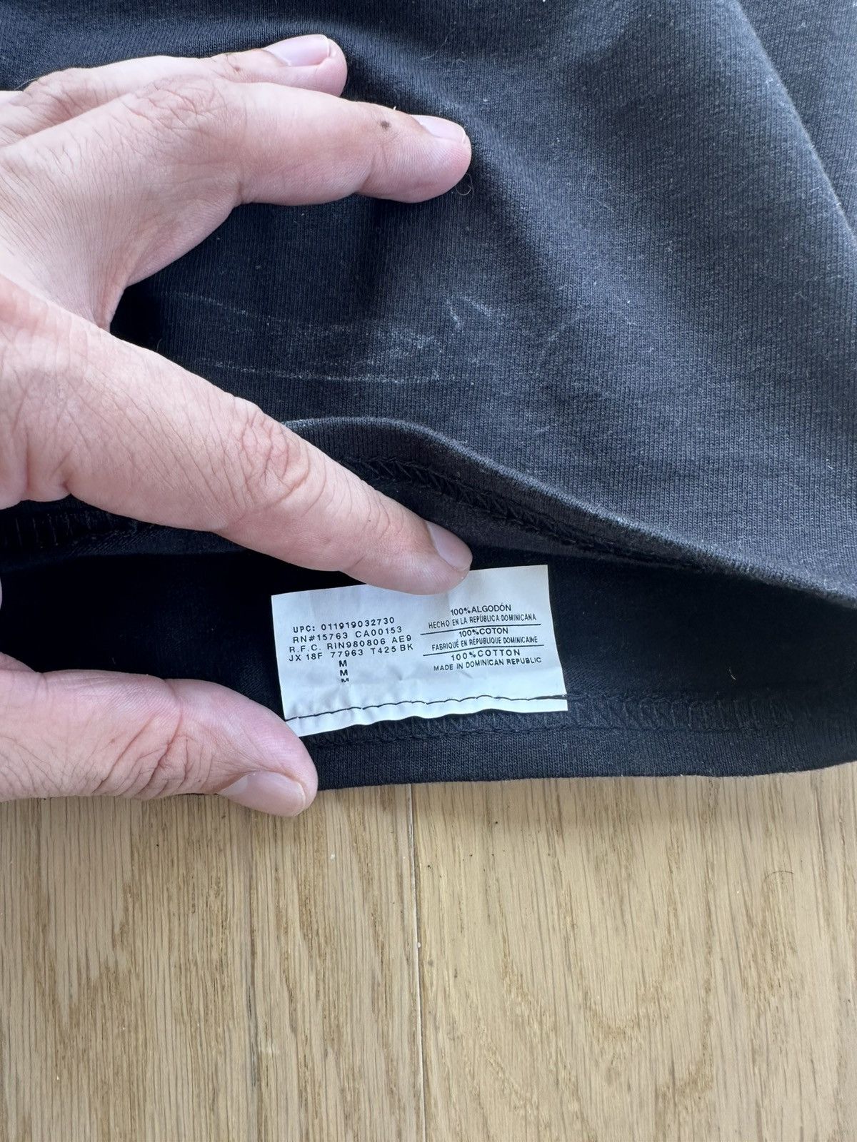 CHAMPION X OFF WHITE FIGURE VIRGIL MCA T SHIRT MEDIUM