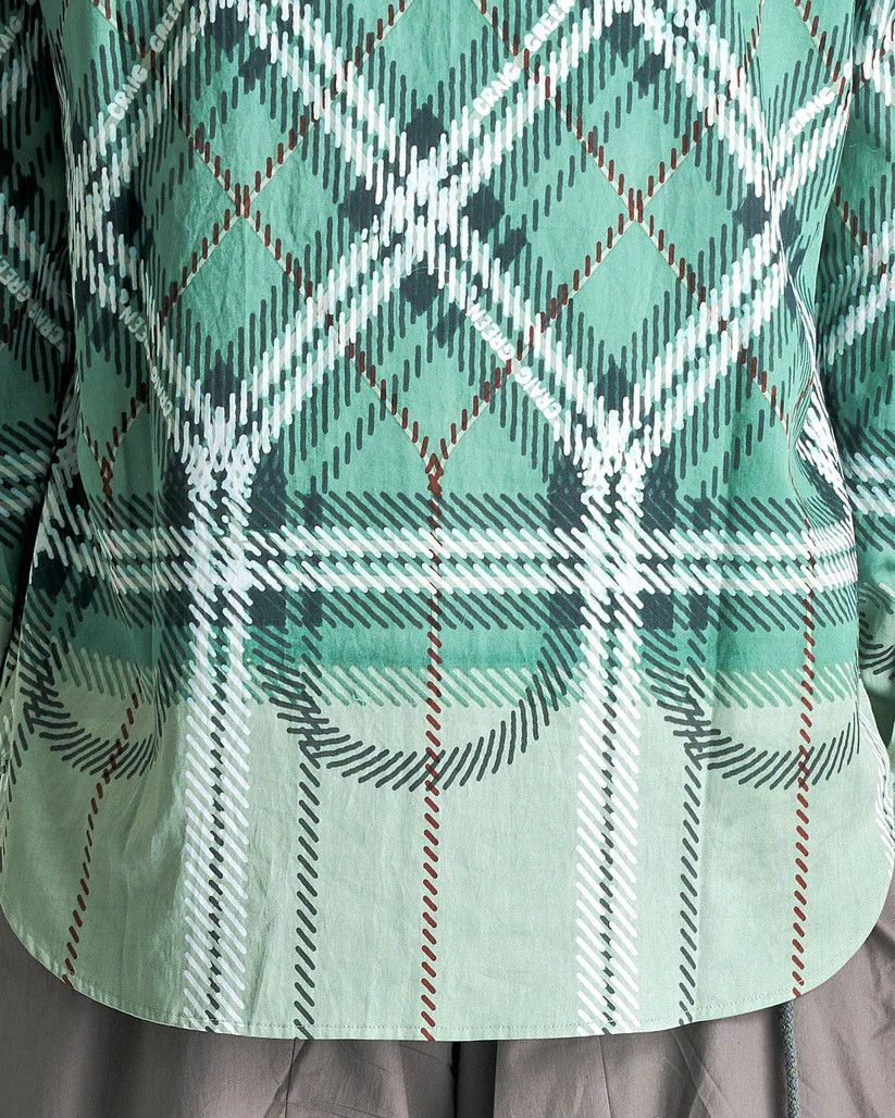 Craig Green o1s1v1r1oon0925 Fade Shirt in Green Plaid Size US M / EU 48-50 / 2 - 6 Thumbnail