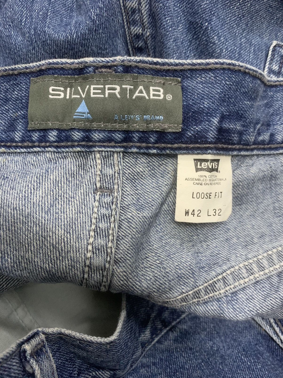Levi's Vintage Y2k LEVI’s SILVERTAB BAGGY Denim Size US 42 / EU 58 - 9 Thumbnail
