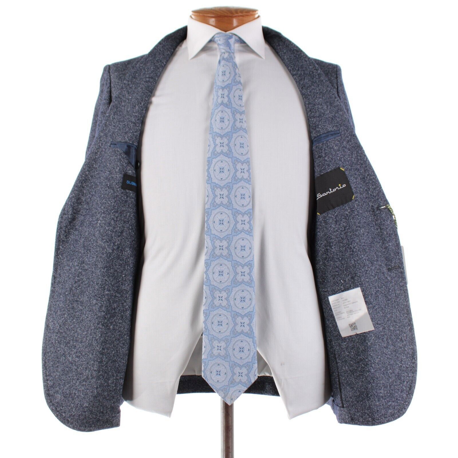 SARTORIO Sartorio Suit Size US 40 Regular in Blue Size 40R - 7 Thumbnail