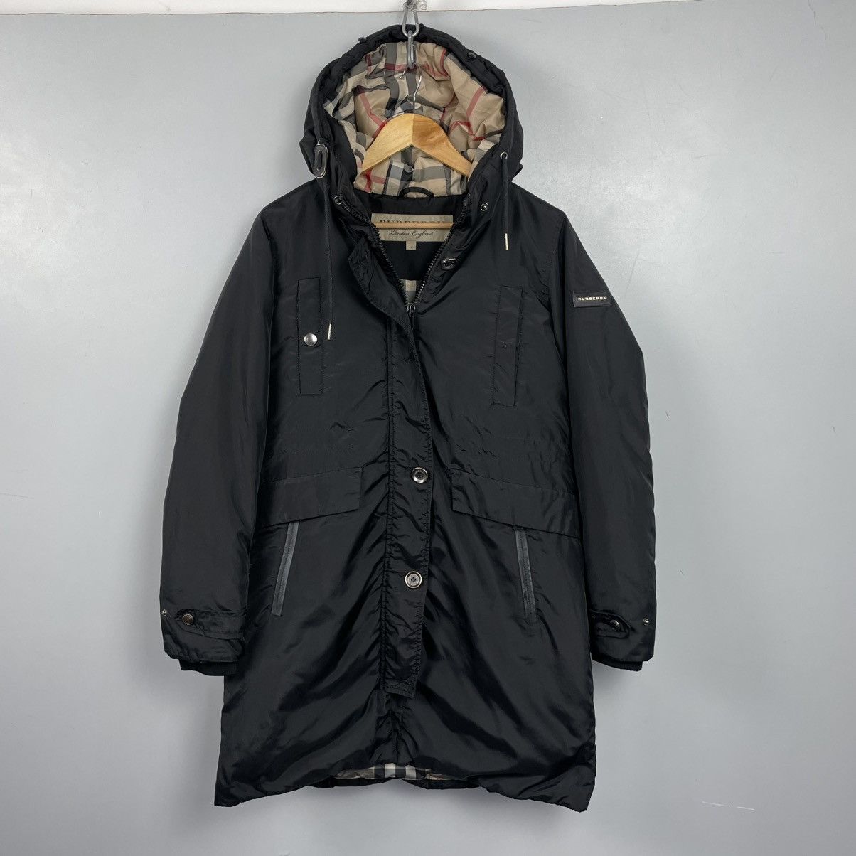 Burberry Burberry Nova Check Women’s Puffer Jacket size L Size L / US 10 / IT 46 - 4 Thumbnail