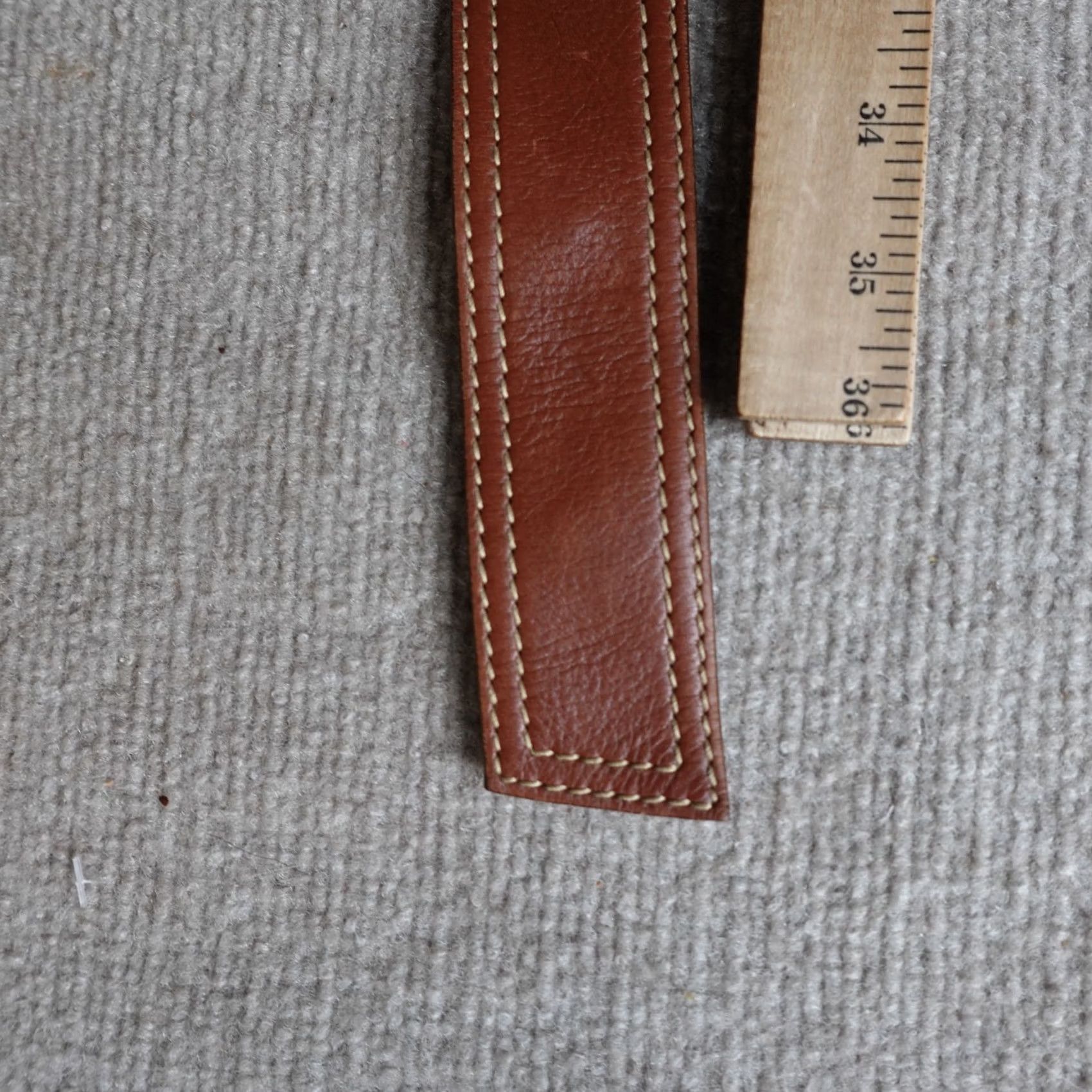 Miu Miu Miu Miu Belt Brown Leather Buckle Made in Italy Women One Size Vintage: No Regular Order Size ONE SIZE - 7 Thumbnail