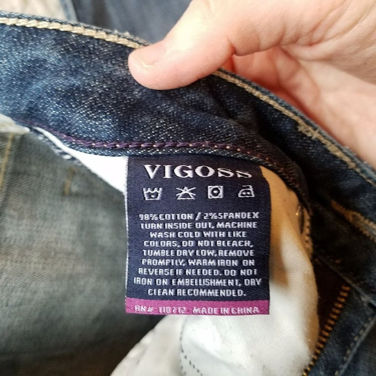 Other Vigoss The Jagger skinny distressed (25) | medium rinse Size 25" / US 0 / IT 36 - 3 Thumbnail