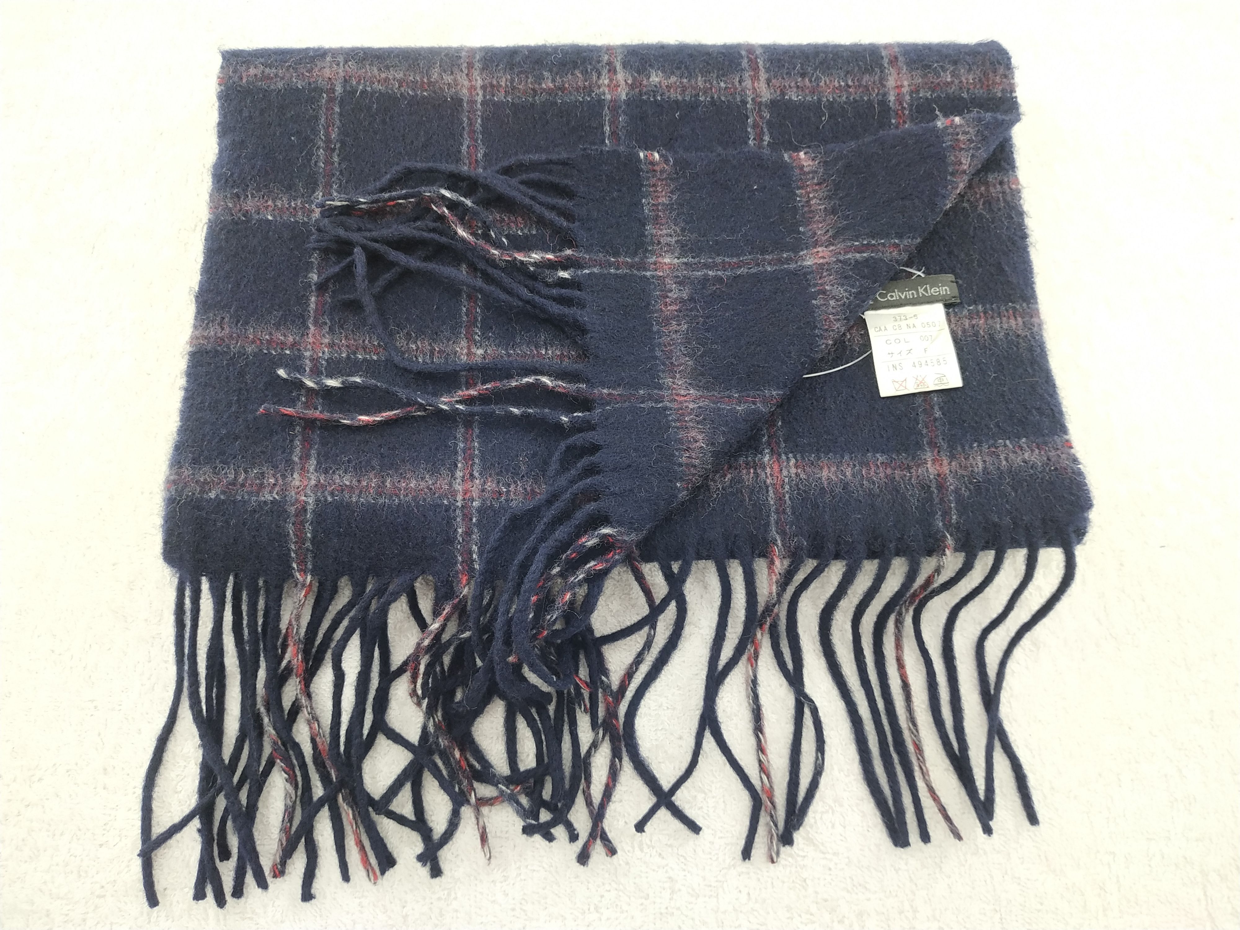 Calvin Klein Vintage Calvin Klein Scarf/Muffler/Neckwear MF402 Size ONE SIZE - 4 Thumbnail