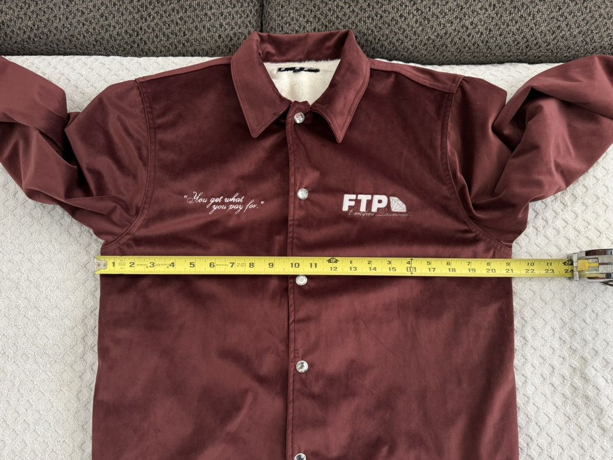 Fuck The Population FTP Diamond Dealer Coaches Jacket Maroon Small Velour SS24 Size US S / EU 44-46 / 1 - 17 Thumbnail