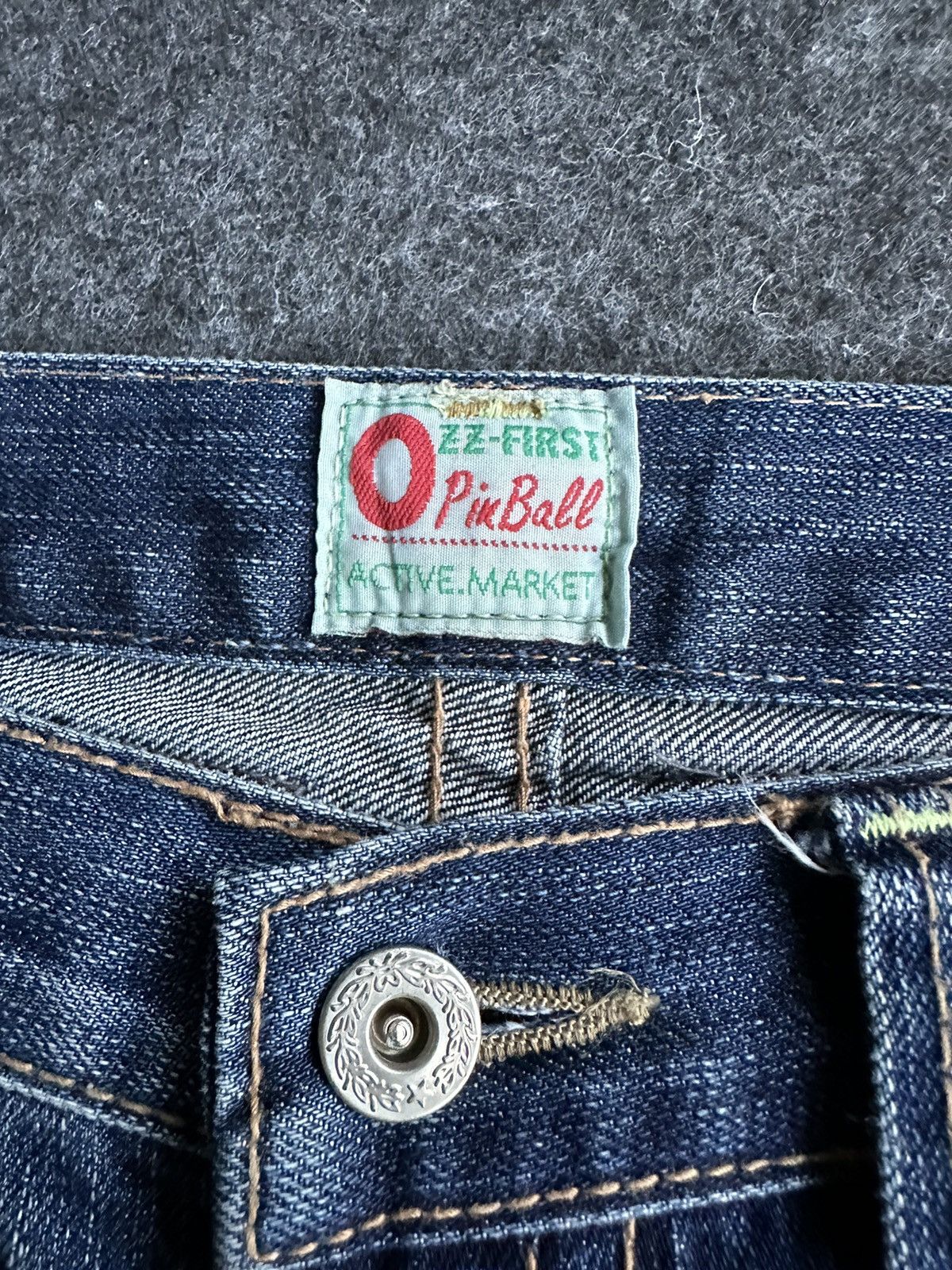 Hysteric Glamour O Pinball Flare Stone Washed Vintage Denim 32x32 D390 Size US 32 / EU 48 - 14 Thumbnail