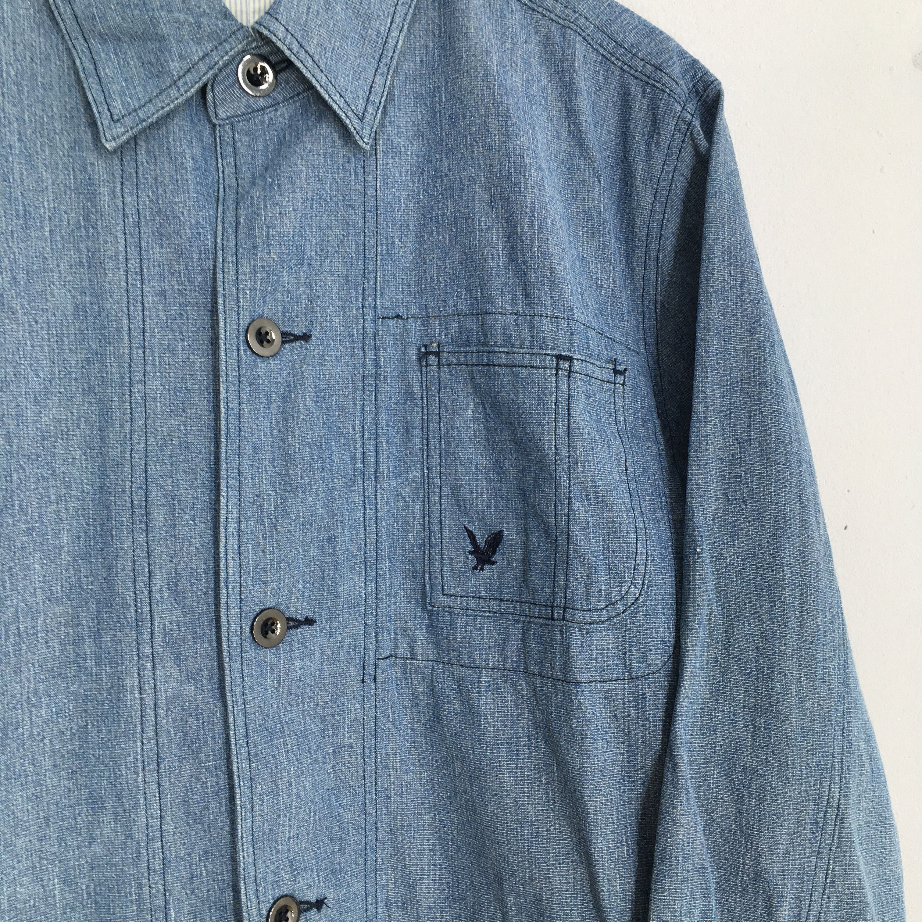 Lyle & Scott Vintage Lyle & Scott Denim Workers Jacket Large Size US L / EU 52-54 / 3 - 4 Thumbnail