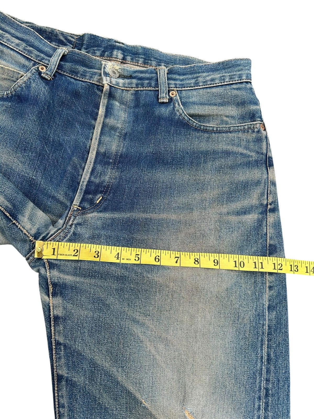 Kapital Vintage HR.Market Selvedge Distressed Denim Jeans Size US 32 / EU 48 - 16 Thumbnail