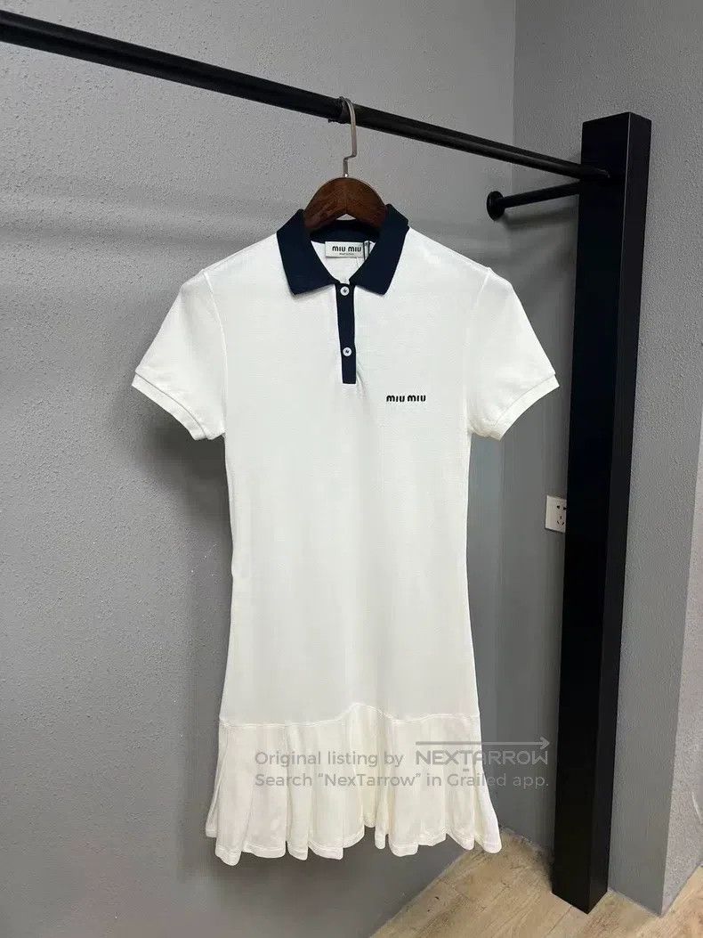 Miu Miu Miu Miu Size XS New POLO short-sleeved dress Size XS / US 0-2 / IT 36-38 - 1 Thumbnail