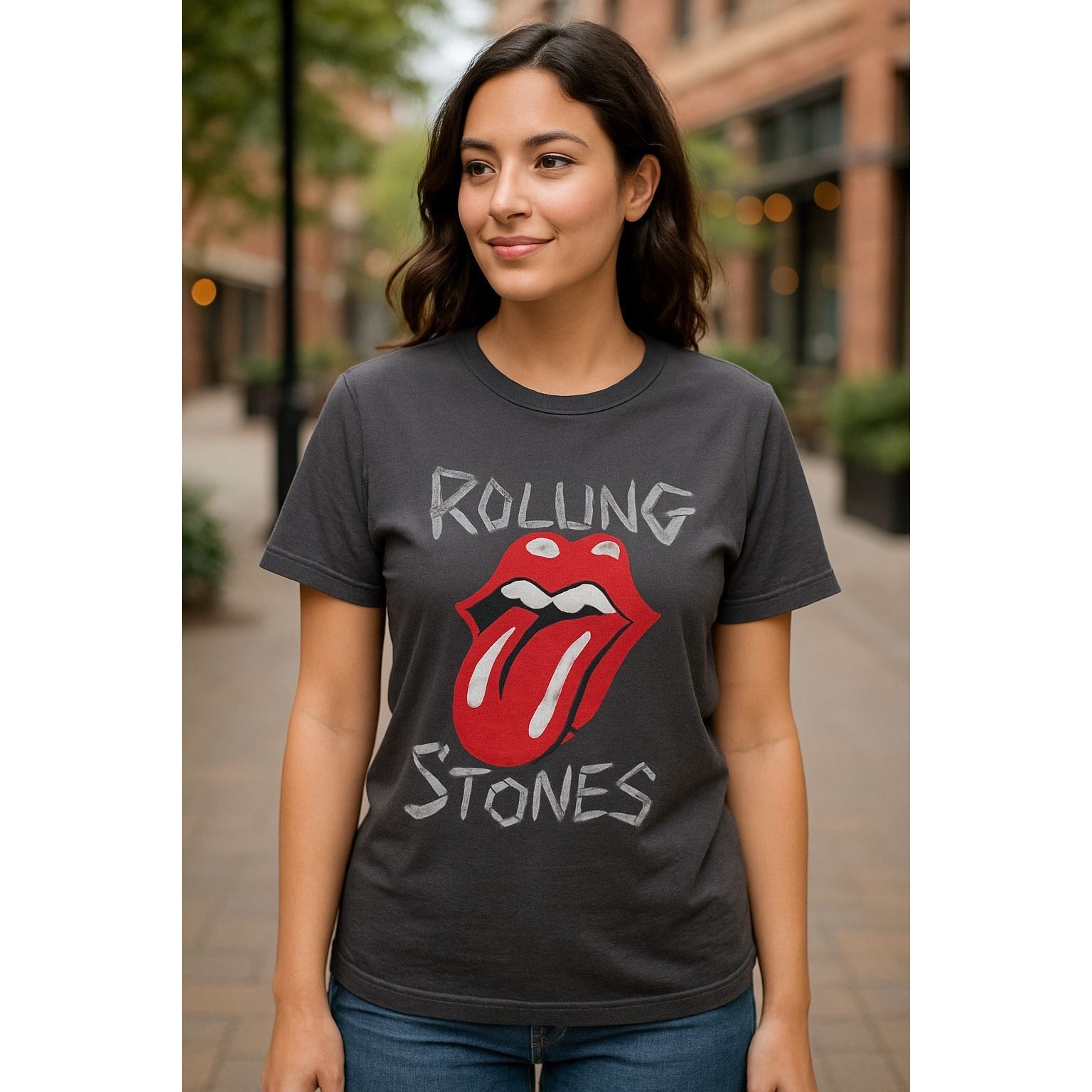 The Rolling Stones Rolling Stones Graphic Band Tee Gray XL Size XL / US 12-14 / IT 48-50 - 3 Thumbnail