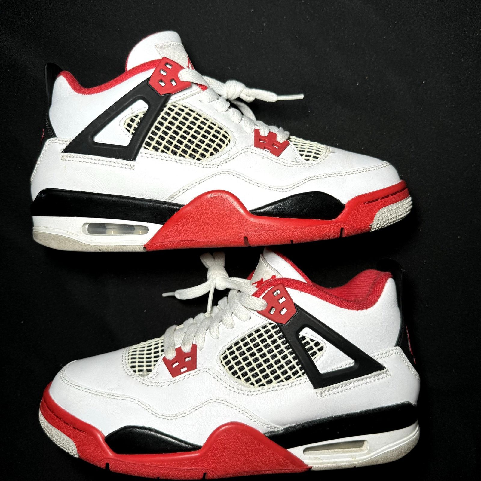 Jordan Brand × Nike Air Jordan 4 Retro OG GS Fire Red 2020 Men's Shoes - Size 7 Size US 7 / EU 40 - 2 Thumbnail