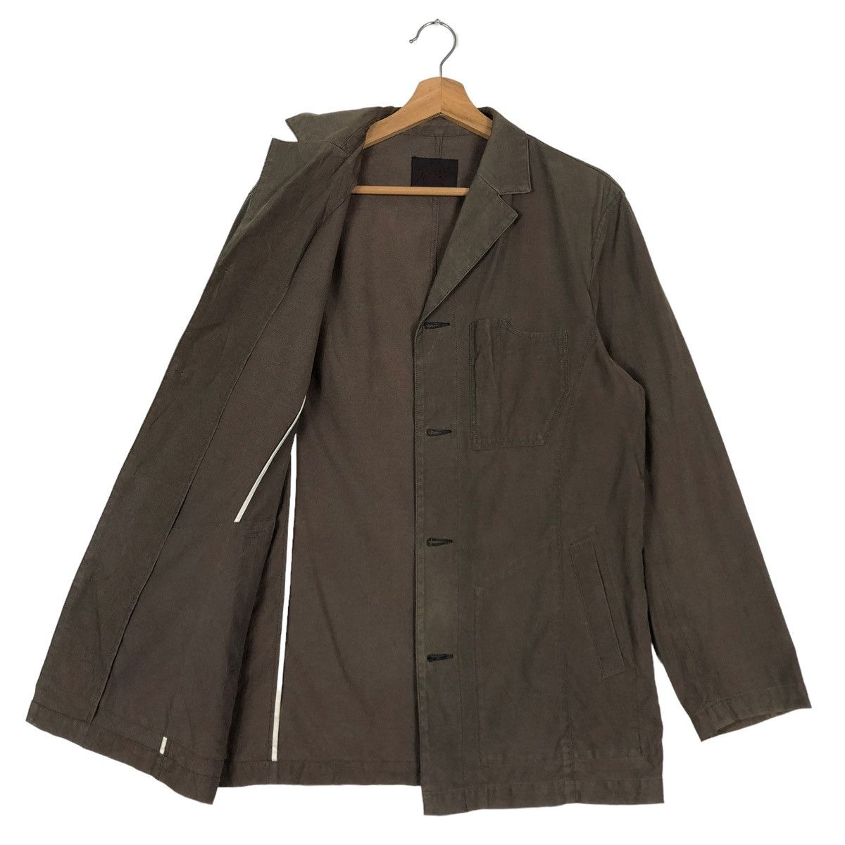 Japanese Brand 🔥Rich Brown - Hikory Chore Jacket Cargo Pocket Takeo Kikuchi Size US M / EU 48-50 / 2 - 2 Thumbnail