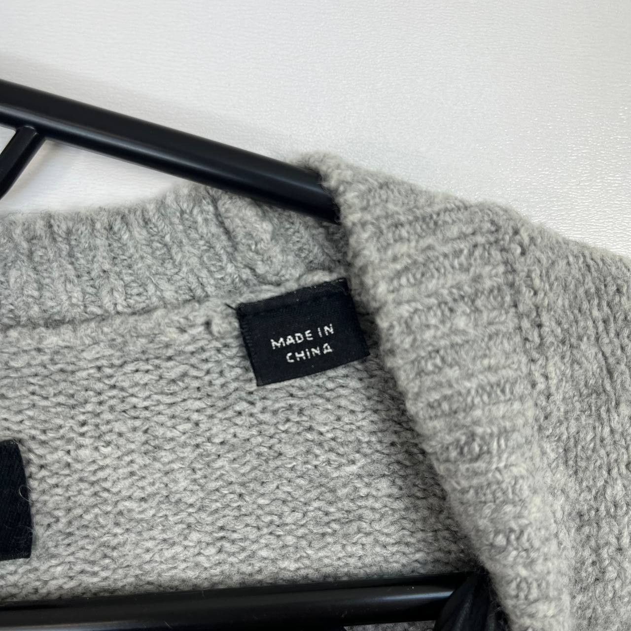 Allsaints AllSaints Grey Crewneck Knit Sweater Small Logo Ram Skull S Size US S / EU 44-46 / 1 - 3 Thumbnail