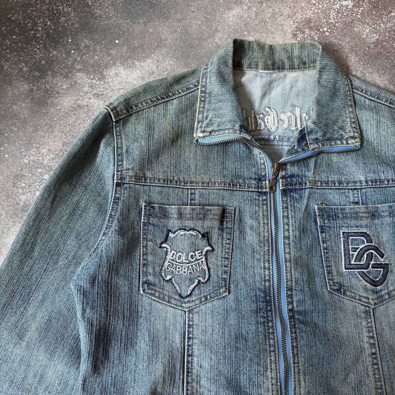 Japanese Brand D&G Vintage Washed Denim Jacket Size M / US 6-8 / IT 42-44 - 5 Thumbnail