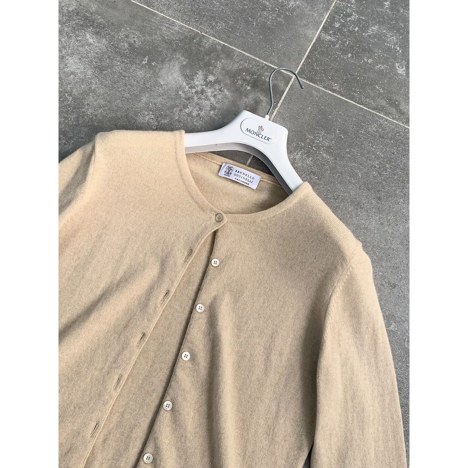 Brunello Cucinelli Women's BRUNELLO CUCINELLI CASHMERE Cardigan Sweater SZ S-M Size M / US 6-8 / IT 42-44 - 9 Thumbnail