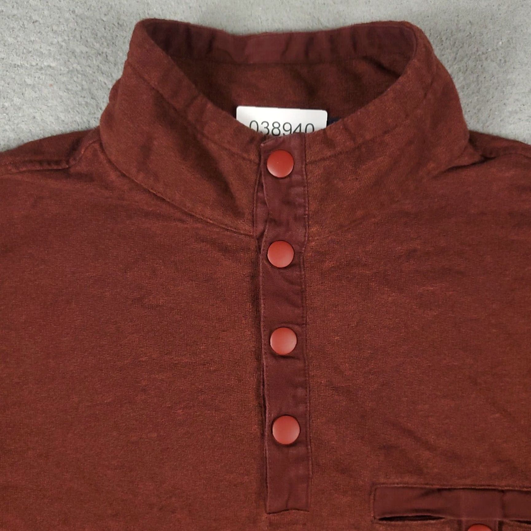 UNTUCKit UNTUCKit Mens Sweater Large Extra Large XL Snap Button Up Casual Pullover Sweatshirt Size US L / EU 52-54 / 3 - 2 Thumbnail