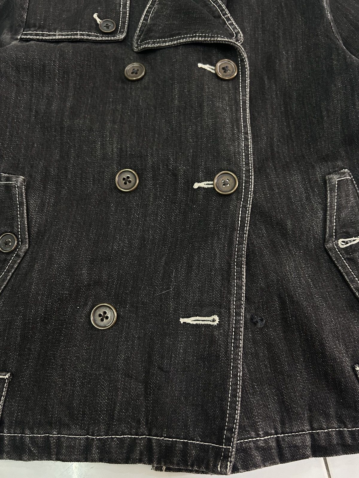 Japanese Brand × Vintage 💥vintage japanese denim jacket punk style Size US S / EU 44-46 / 1 - 17 Thumbnail