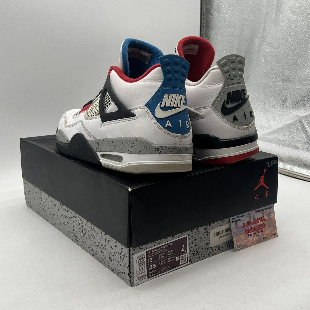 Jordan Brand Air Jordan 4 what the 4 Size US 12 / EU 45 - 4 Thumbnail