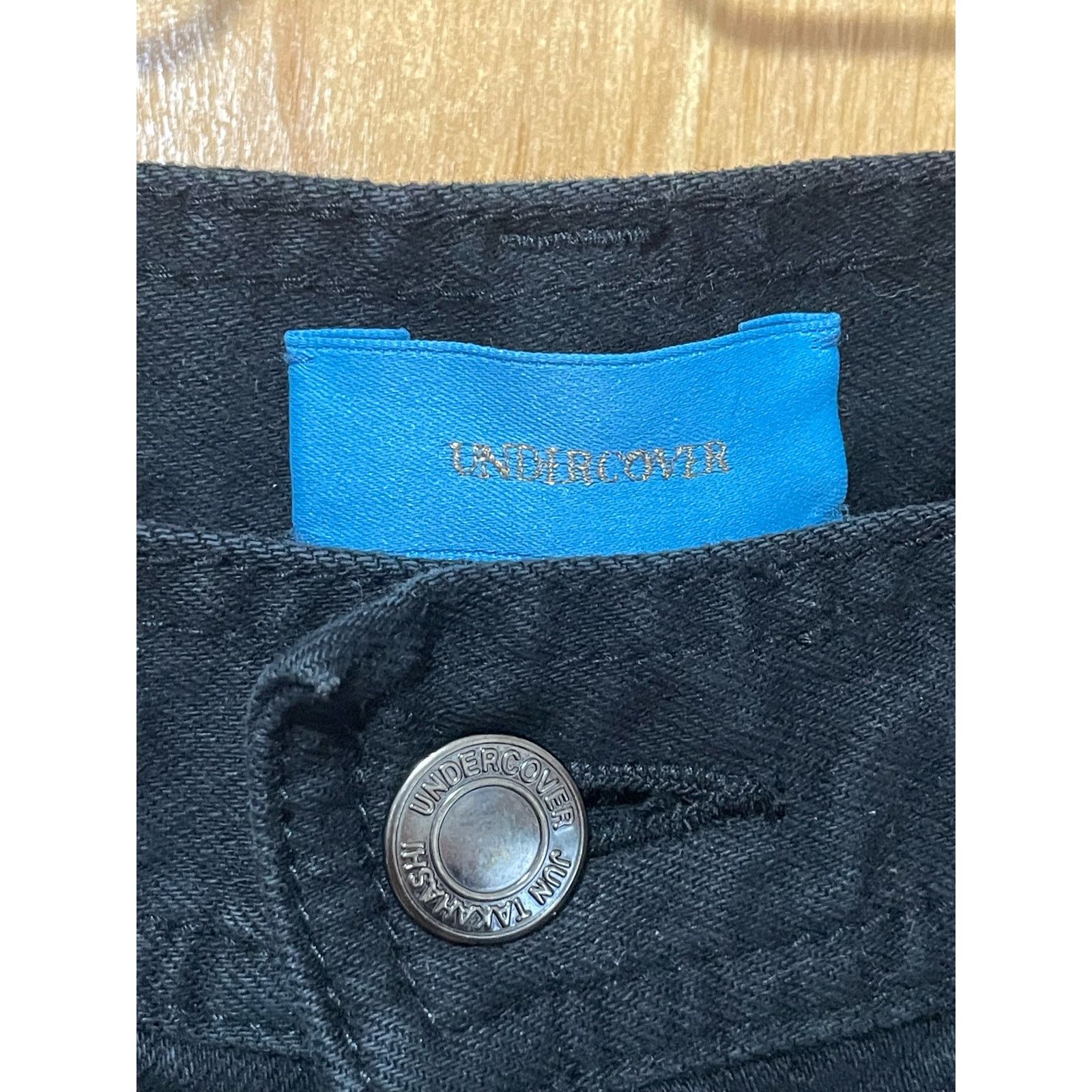 Undercover 17AW Undercover Black Distressed Raw Edge Skinny Jeans JP 2 Size 31" - 3 Thumbnail