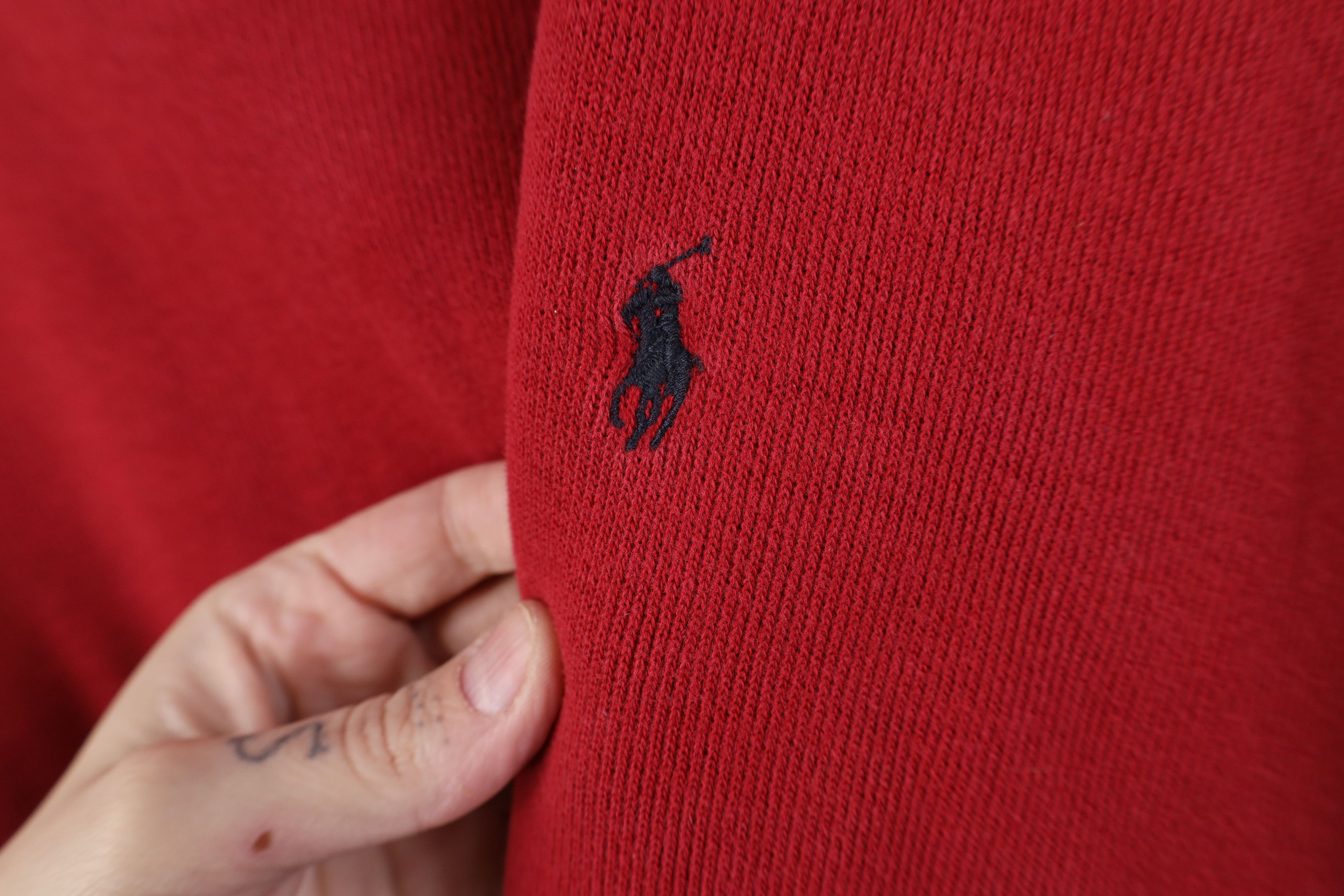 Polo Ralph Lauren Vintage 90s Ralph Lauren Cotton Ribbed Knit Sweater Size US XXL / EU 58 / 5 - 4 Thumbnail