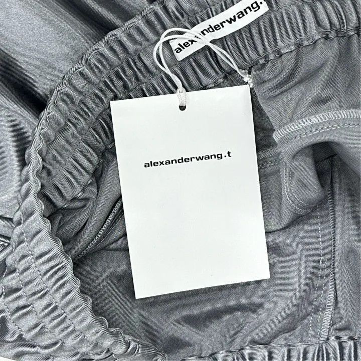 Alexander Wang Alexander Wang Gray Elastic Waist Casual Pants - Size 28" / US 6 / IT 42 - 7 Thumbnail